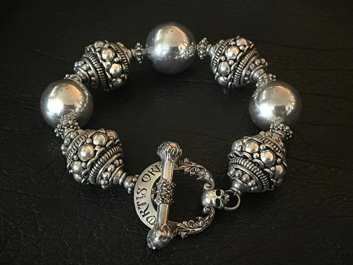Babylon Beads Silver Bracelet