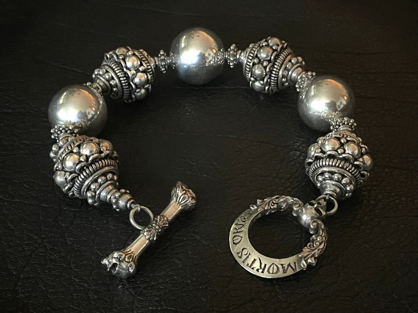 Babylon Beads Silver Bracelet