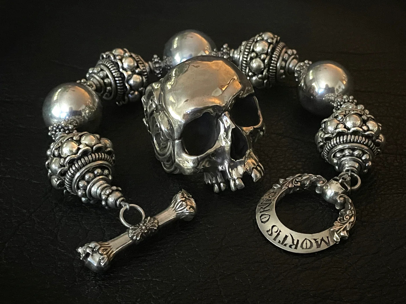 Babylon Beads Silver Bracelet