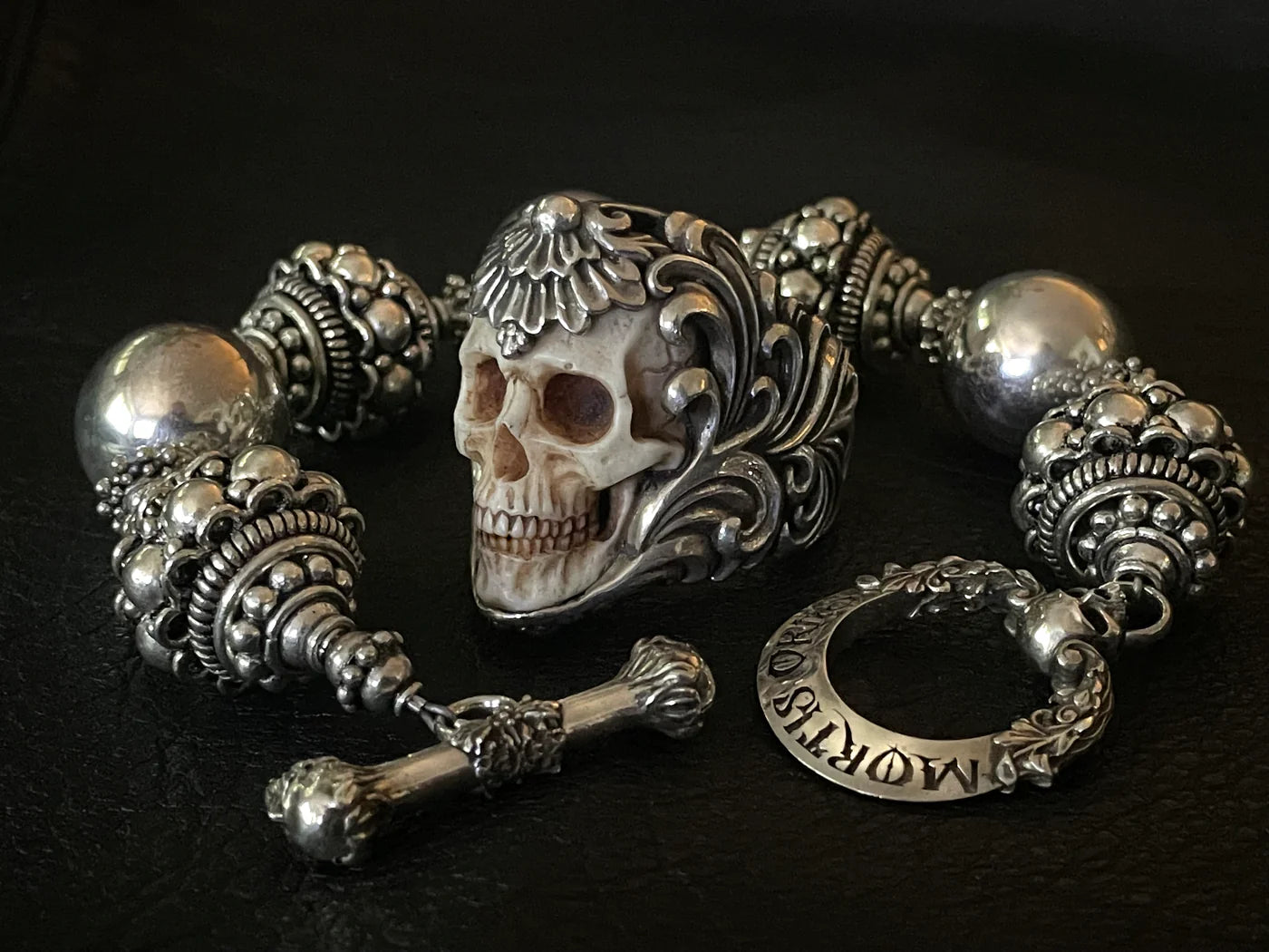 Babylon Beads Silver Bracelet